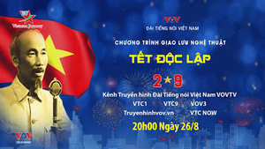 Trực tiếp: Giao lưu nghệ thuật 'Tết Độc Lập' kỷ niệm 75 năm Quốc khánh 2/9