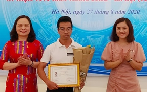 Nhà báo VTC News giành cả 3 giải Nhất, Nhì, Ba cuộc thi vẽ tranh cổ động