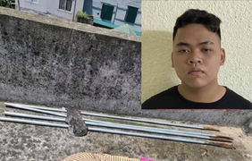 Bắt giữ nam thanh niên dùng dao 'phóng lợn' tấn công công an