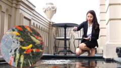 Độc đáo nuôi cá Koi trên tầng 7 ngôi nhà ở Hà Nội