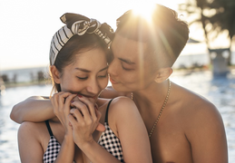 Phan Hiển tập gym để có ngoại hình đẹp xứng với Khánh Thi