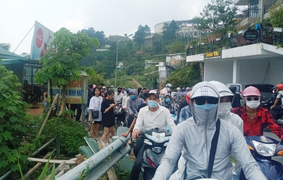 Đường lên Tam Đảo, Vĩnh Phúc ùn tắc kéo dài trong ngày nghỉ Quốc khánh 2/9