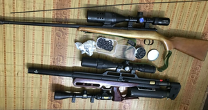 Triệt phá sới bạc, thu giữ 3 khẩu súng và 300 viên đạn