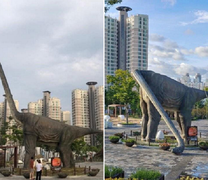 Bão Maysak quật gãy cổ 'khủng long' ở Hàn Quốc