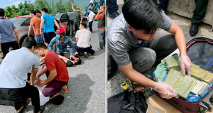 Công an Hà Tĩnh nổ súng vây bắt 5 kẻ vận chuyển ma túy bằng ô tô