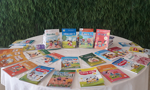 Trường Tiểu học ở TP.HCM giới thiệu bộ sách lớp 1 hơn 800.000 đồng