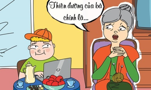 Thiên đường của bà ngoại khác thiên đường của mẹ