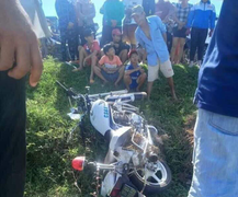 Bác tin CSGT Bình Định ngã xuống mương khi truy đuổi 'quái xế'