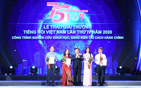 VOV trao Giải thưởng Tiếng nói Việt Nam lần thứ IV-2020