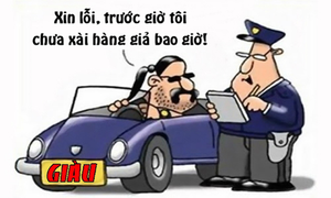 Nhà giàu sao phải xài bằng giả?