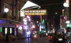 Phố tây Bùi Viện nhộn nhịp trở lại