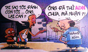 Chưa thử ADN thì đừng đánh con