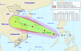 Áp thấp nhiệt đới trên Biển Đông mạnh lên thành bão, giật cấp 10
