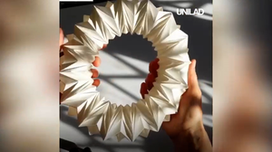 Chiêm ngưỡng tác phẩm nghệ thuật 3D từ một mảnh giấy