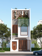 'Soi' mẫu nhà phố 3 tầng hiện đại, thời thượng