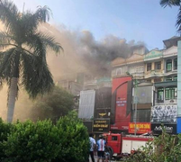 Hà Nội: Cháy quán karaoke trên đường Hoàng Quốc Việt