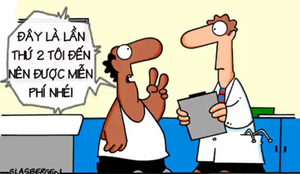 Bệnh nhân khôn lỏi gặp bác sĩ cao tay