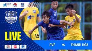 Video trực tiếp U17 PVF vs U17 Thanh Hóa, bảng A U17 Quốc gia 2020