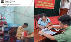 Đăng ảnh xúc phạm CSGT lên facebook, người đàn ông ở Vĩnh Phúc bị triệu tập