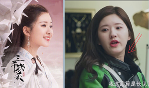 Gương mặt béo, lấm tấm mụn của mỹ nữ Triệu Lộ Tư khiến fan sốc nặng