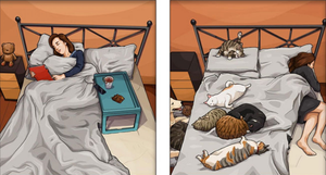 Bật cười trước loạt hình hài hước 'đời đảo lộn từ khi nuôi thú cưng'