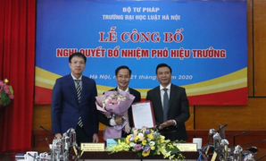 Đại học Luật Hà Nội có phó hiệu trưởng mới