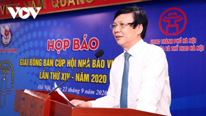 208 VĐV tranh tài ở Giải Bóng bàn Cúp Hội Nhà báo Việt Nam năm 2020