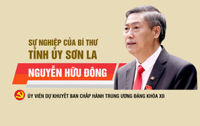 Infographic: Sự nghiệp tân Bí thư Tỉnh ủy Sơn La Nguyễn Hữu Đông