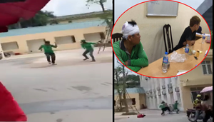 Tạm giữ nhóm tài xế Grab chém nhau trong Bệnh viện E, Hà Nội