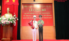 Thứ trưởng Bộ Công an Trần Quốc Tỏ được thăng hàm Trung tướng