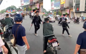 Đập phá xe máy sau va chạm giao thông với thai phụ: Triệu tập 1 nam thanh niên