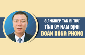 Infographic: Sự nghiệp Bí thư Tỉnh ủy Nam Định Đoàn Hồng Phong