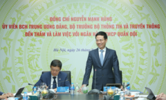 Bộ trưởng Bộ TT&TT: 'MB có lợi thế tiên phong về chuyển đổi số'