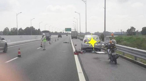 Đang thay lốp trên cao tốc, tài xế ô tô bị xe tải tông chết