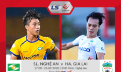 Trực tiếp SLNA 2-0 HAGL: Đội khách sụp đổ cuối trận