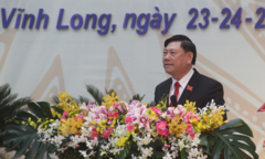 Ông Trần Văn Rón tái đắc cử Bí thư Tỉnh ủy Vĩnh Long
