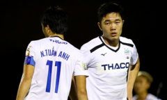Tuấn Anh, Xuân Trường mờ nhạt, HAGL lại thua ở sân Vinh