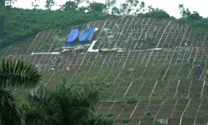 Chi gần 11 tỷ đồng lắp khẩu hiệu 11 chữ: Sở KH&ĐT Hòa Bình từng cảnh báo sạt lở