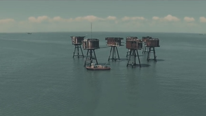 Cận cảnh pháo đài săn máy bay trên biển trong Thế chiến 2