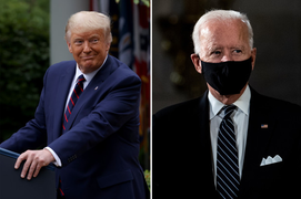 Trump 'thách' Biden xét nghiệm chất kích thích trước buổi tranh luận đầu tiên