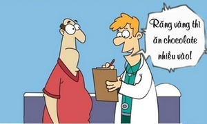 Ăn chocolate để chữa vàng răng