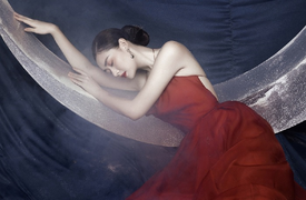 Vẻ đẹp liêu trai của Á hậu Tường San trong bộ ảnh đón Trung thu