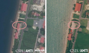 Campuchia phá dỡ công trình Mỹ xây ở căn cứ hải quân
