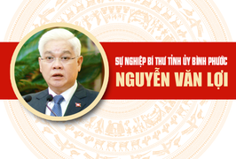 Infographic: Sự nghiệp Bí thư Tỉnh ủy Bình Phước Nguyễn Văn Lợi