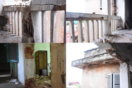 Ảnh: Chung cư ở Hải Phòng xuống cấp trầm trọng, nguy cơ đổ sập bất cứ lúc nào