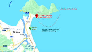 Cứu được 2 ngư dân tàu cá Đà Nẵng gặp nạn trên biển