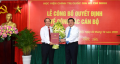Bổ nhiệm PGS.TS Lưu Văn An làm Quyền Giám đốc Học viện Báo chí và Tuyên truyền