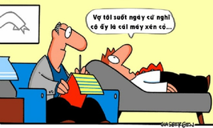 Mất vợ vì cho hàng xóm mượn máy xén cỏ