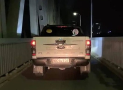 Phạt 1,5 triệu đồng tài xế lái xe ô tô đi vào đường cấm ở cầu Thăng Long, Hà Nội