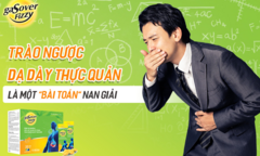 Tin vui cho người trào ngược: GasOver Fizzy ứng dụng thành công L-Tryptophan